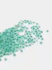 Лесной зеленый бисер глянцевый, полупрозрачный для плетения,создания украшений и творчества девочек, 3 мм