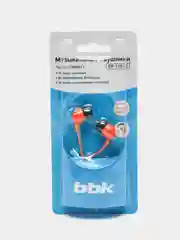 Наушники BBK EP-1104S, оранжевый