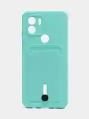 Мятный чехол Xiaomi Redmi A1 Plus, A2 Plus A1+ A2+ (Редми А1 Плюс А2 Плюс) силиконовый с карманом