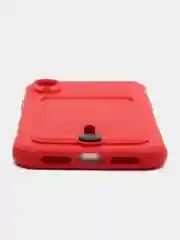 Вишнёвый силиконовый чехол для iPhone XR (Айфон ХР) с карманом для карт, чехол на айфон