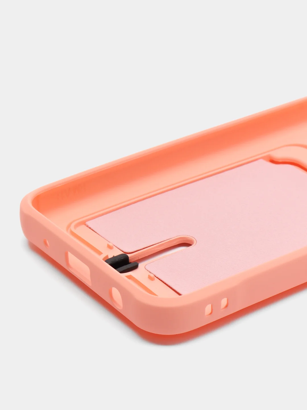 Пастельно-коралловый чехол Xiaomi Redmi A1 Plus, A2 Plus A1+ A2+ (Редми А1 Плюс А2 Плюс) силиконовый с карманом