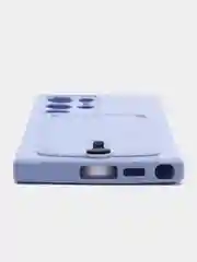 Аметистовый чехол для Samsung Galaxy S23 Ultra (Самсунг Галакси С23 Ультра), силиконовый, с карманом