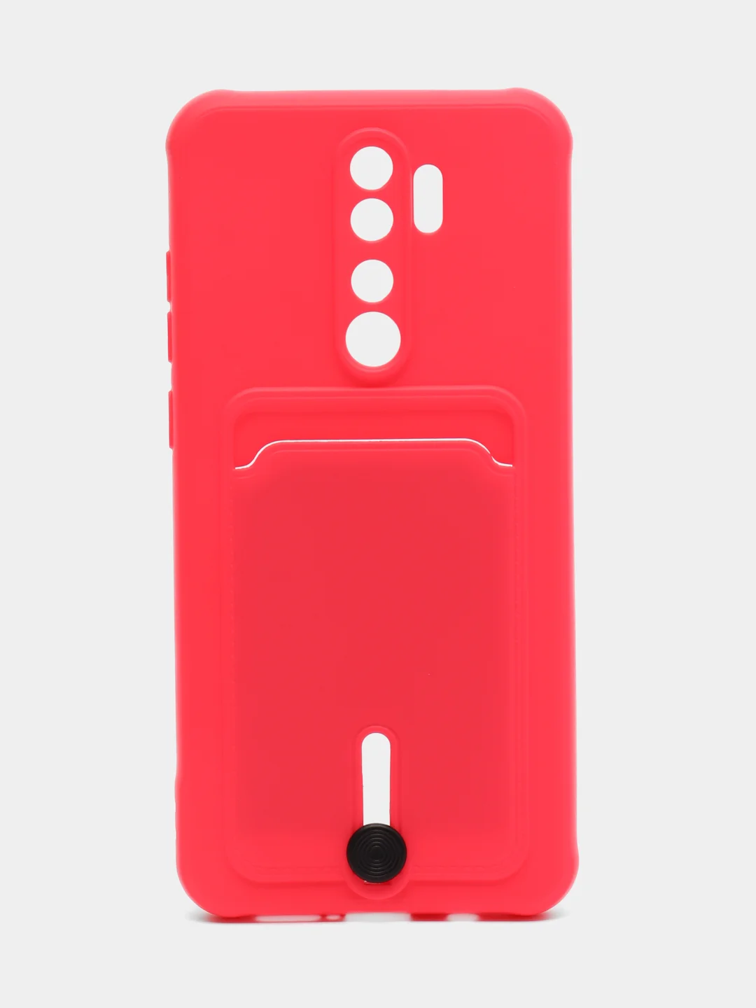 Фуксия чехол для Xiaomi Redmi Note 8 Pro (Редми Нот 8 Про) силиконовый , с карманом
