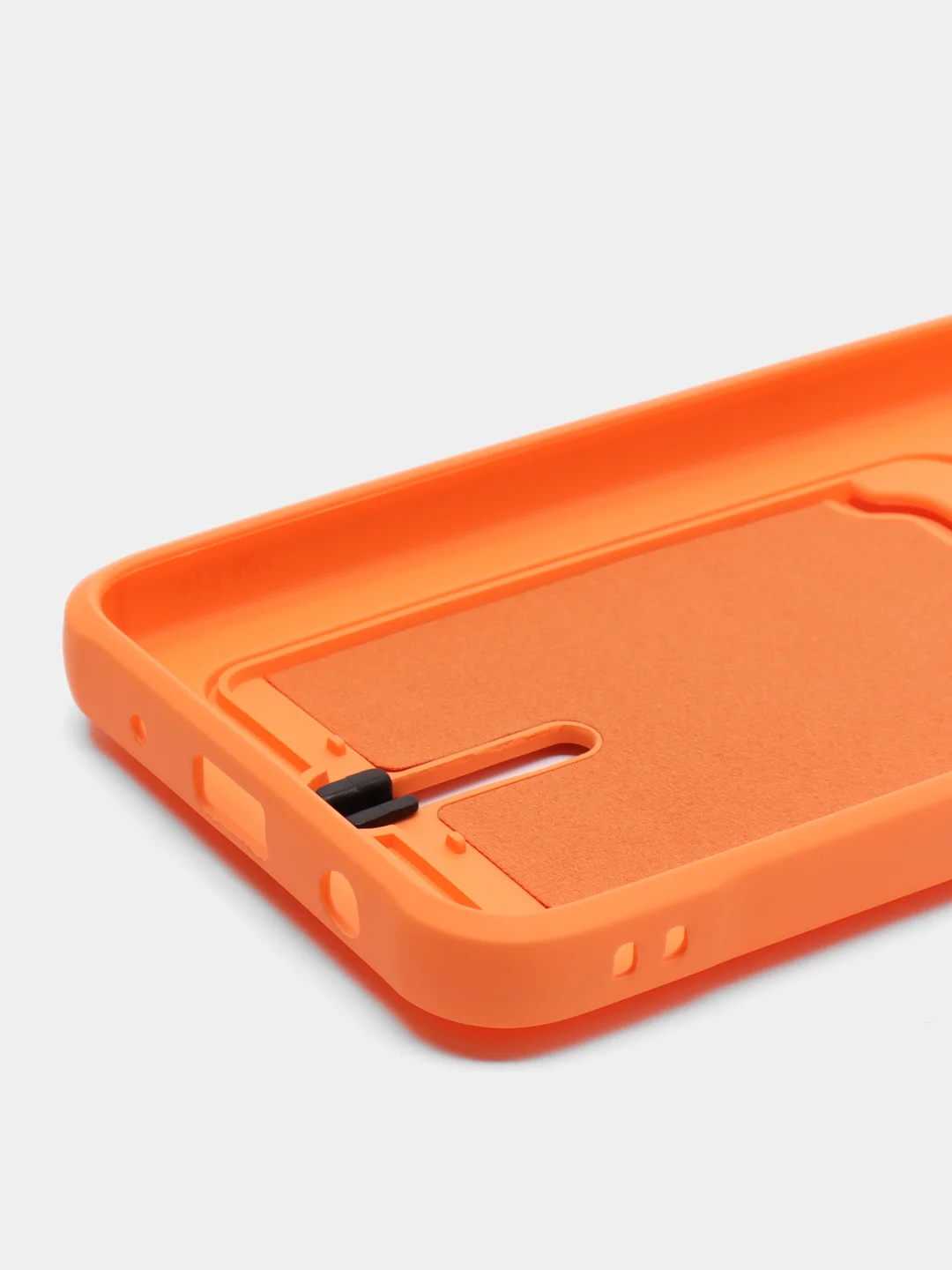 Оранжевый чехол Xiaomi Redmi A1 Plus, A2 Plus A1+ A2+ (Редми А1 Плюс А2 Плюс) силиконовый с карманом