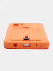 Оранжевый чехол Xiaomi Redmi A1 Plus, A2 Plus A1+ A2+ (Редми А1 Плюс А2 Плюс) силиконовый с карманом