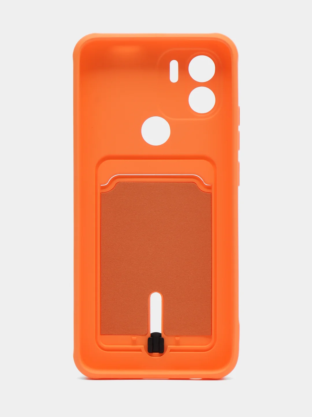 Оранжевый чехол Xiaomi Redmi A1 Plus, A2 Plus A1+ A2+ (Редми А1 Плюс А2 Плюс) силиконовый с карманом