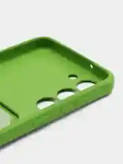 Лайм чехол силиконовый на Samsung Galaxy S23 (Самсунг Галакси С23), с карманом