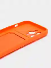 Манго силиконовый чехол для iPhone 13 Pro (Айфон 13 Про) с карманом, чехол на айфон