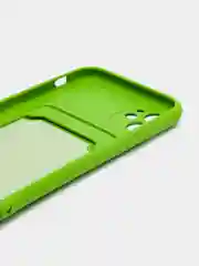 Лайм силиконовый чехол для Apple  iPhone 11 (Айфон 11), чехол на айфон 11 с карманом