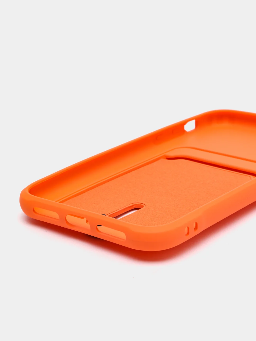 Манго силиконовый чехол для iPhone XR (Айфон ХР) с карманом для карт, чехол на айфон