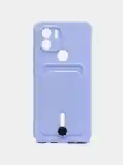 Лавандовый чехол Xiaomi Redmi A1 Plus, A2 Plus A1+ A2+ (Редми А1 Плюс А2 Плюс) силиконовый с карманом