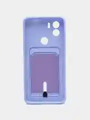 Лавандовый чехол Xiaomi Redmi A1 Plus, A2 Plus A1+ A2+ (Редми А1 Плюс А2 Плюс) силиконовый с карманом