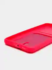 Фуксия чехол для Samsung Galaxy S21 FE, S21FE (Самсунг С21 ФЕ, С21ФЕ) силиконовый, с карманом