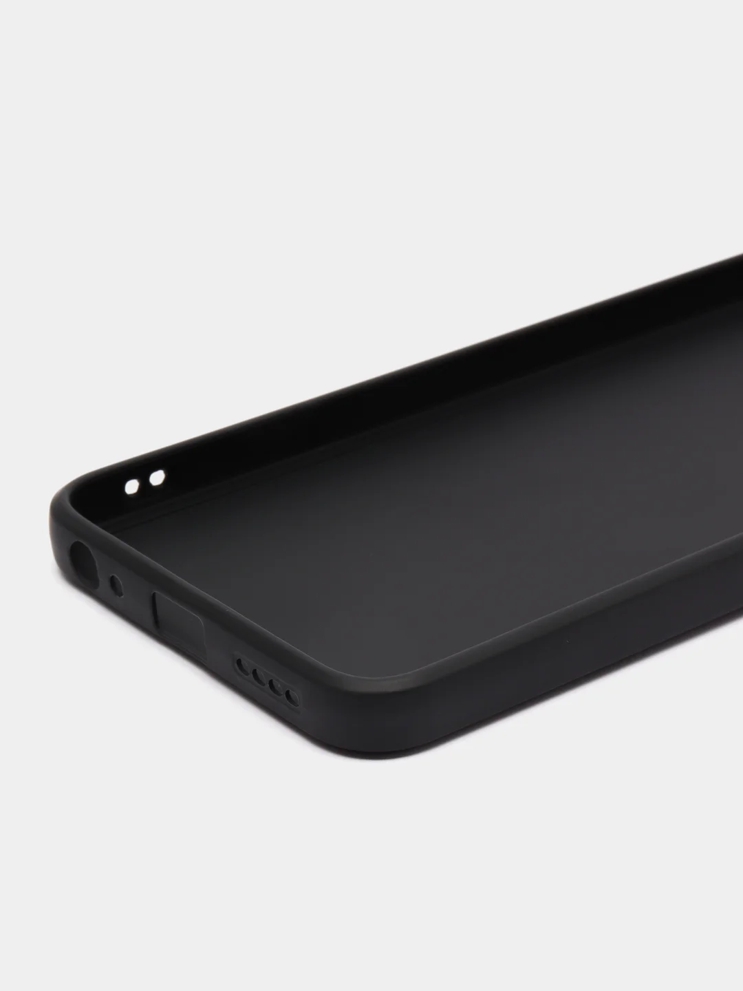 Черный чехол для Vivo Y22 (Виво у22), прозрачный, силиконовый