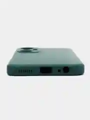 Тёмно-зелёный чехол для Infinix Hot 20s (Инфиникс Хот 20с) силиконовый, с защитой камеры