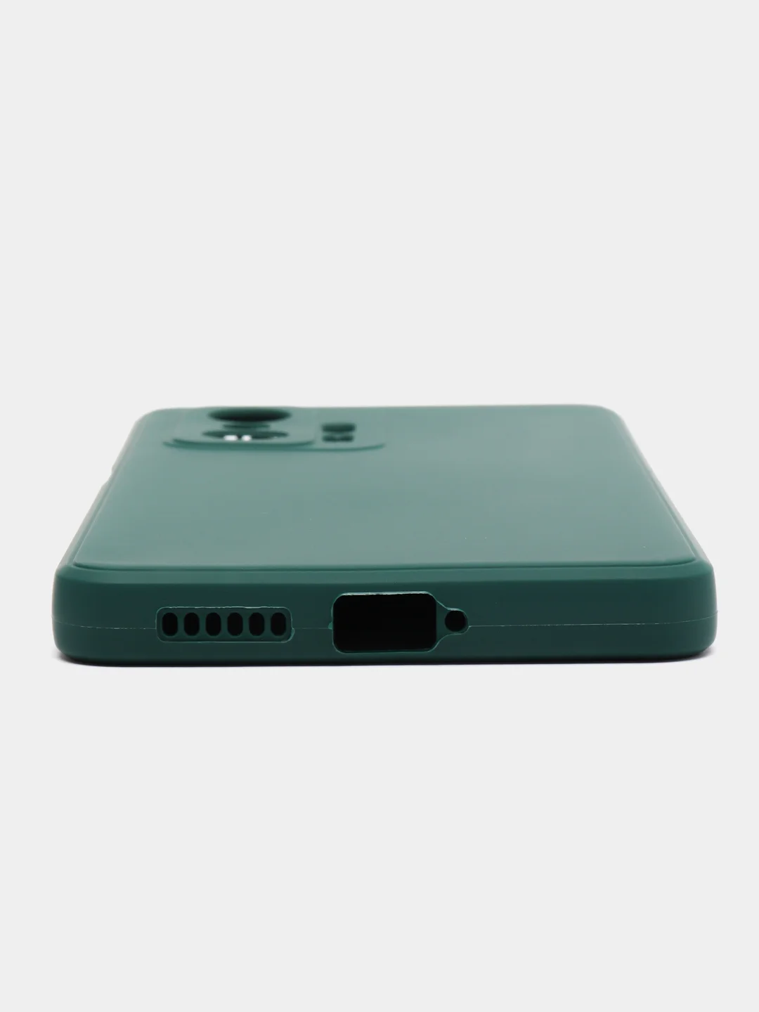 Тёмно-зелёный чехол для Xiaomi Mi 11T и 11T Pro (Сяоми Ми 11Т, 11Т Про), матовый, силиконовый