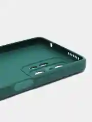 Тёмно-зелёный чехол для Xiaomi Mi 11T и 11T Pro (Сяоми Ми 11Т, 11Т Про), матовый, силиконовый