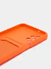 Манго чехол силиконовый на Samsung Galaxy A13 4G (Самсунг Галакси А13 4Г) , с карманом для карт