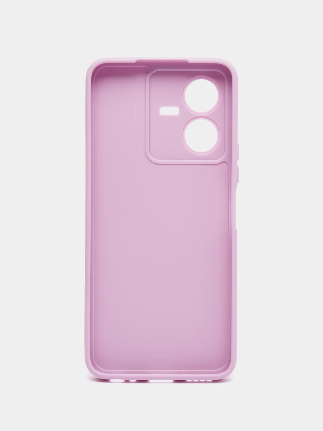 Лавандовый чехол для Vivo Y22 (Виво у22), прозрачный, силиконовый