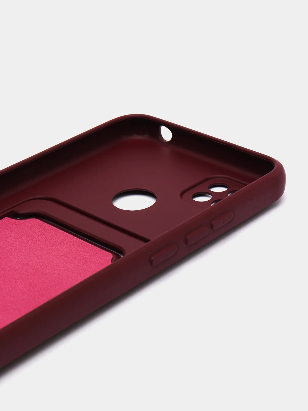 Тёмно-бордовый чехол для Xiaomi Redmi 9C, Redmi 9C NFC, Redmi 10A (Сяоми Редми 9С 9С НФС 10А) силиконовый