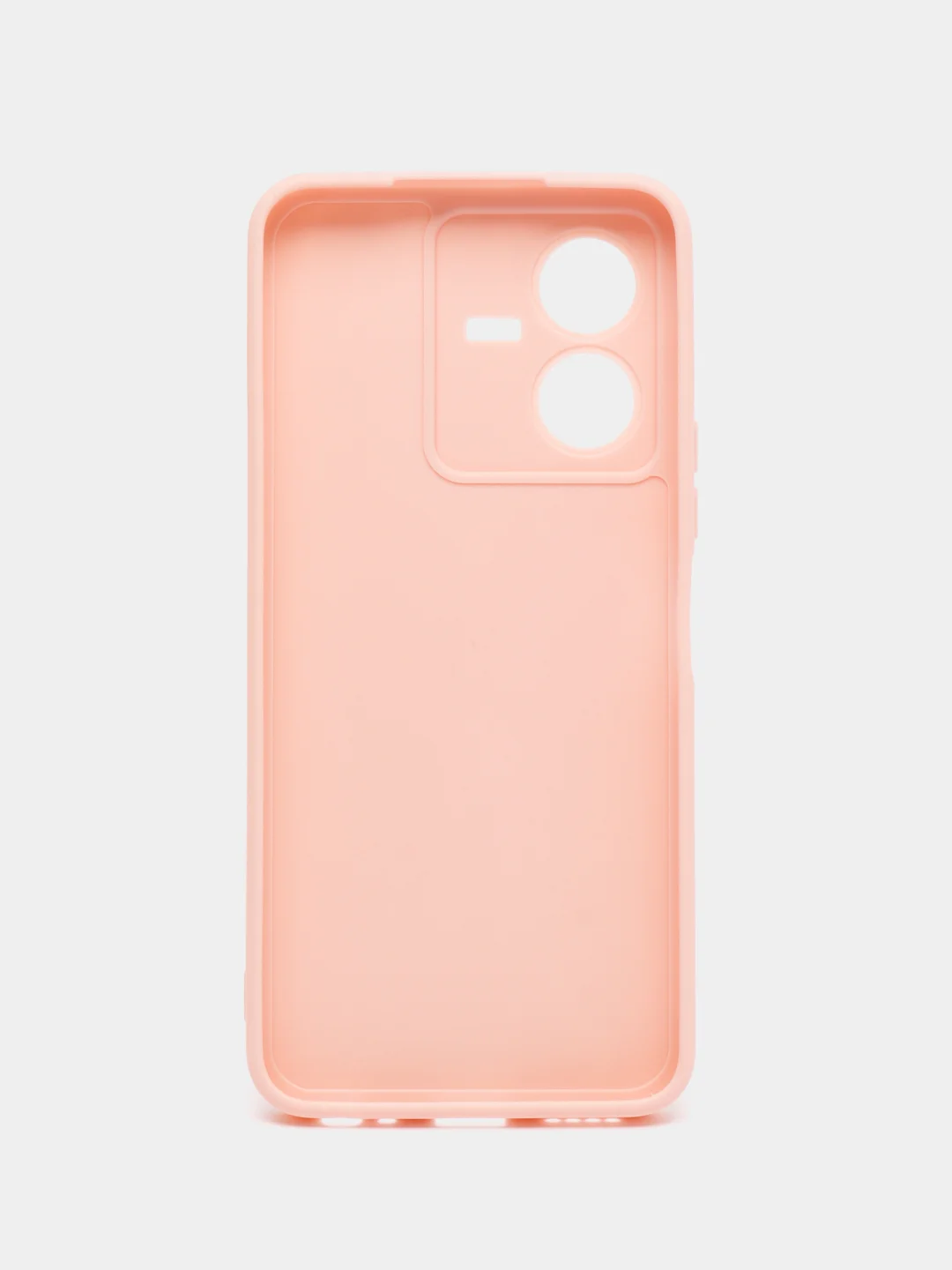 Пудровый чехол для Vivo Y22 (Виво у22), прозрачный, силиконовый