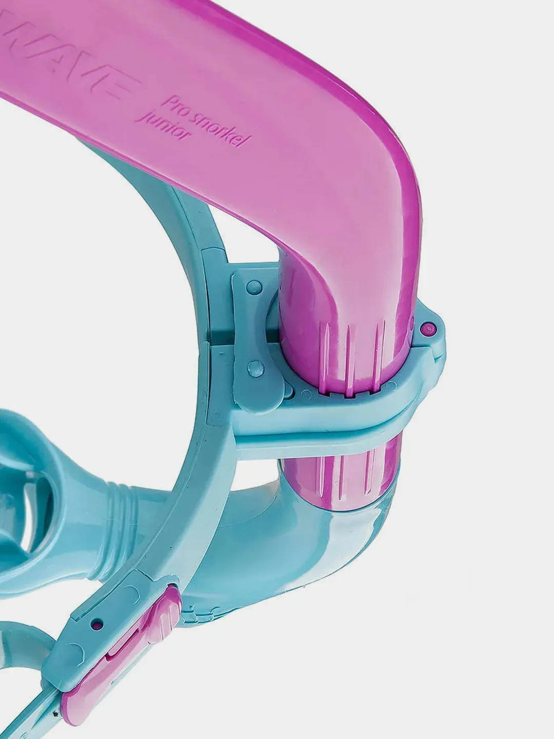 Розовый трубка для плавания (Сноркелинг) Pro Snorkel Junior Mad Wave