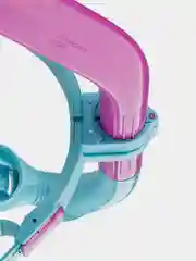 Розовый трубка для плавания (Сноркелинг) Pro Snorkel Junior Mad Wave