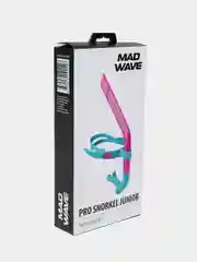 Розовый трубка для плавания (Сноркелинг) Pro Snorkel Junior Mad Wave
