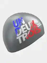 Серебряный силиконовая шапочка UN-DEUX-TROIS Mad Wave