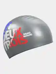 Серебряный силиконовая шапочка UN-DEUX-TROIS Mad Wave