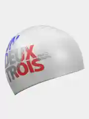 Белый силиконовая шапочка UN-DEUX-TROIS Mad Wave