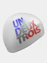 Белый силиконовая шапочка UN-DEUX-TROIS Mad Wave