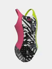 Черный юниорский купальник спортивный антихлор Salut Junior PBT A3 Mad Wave