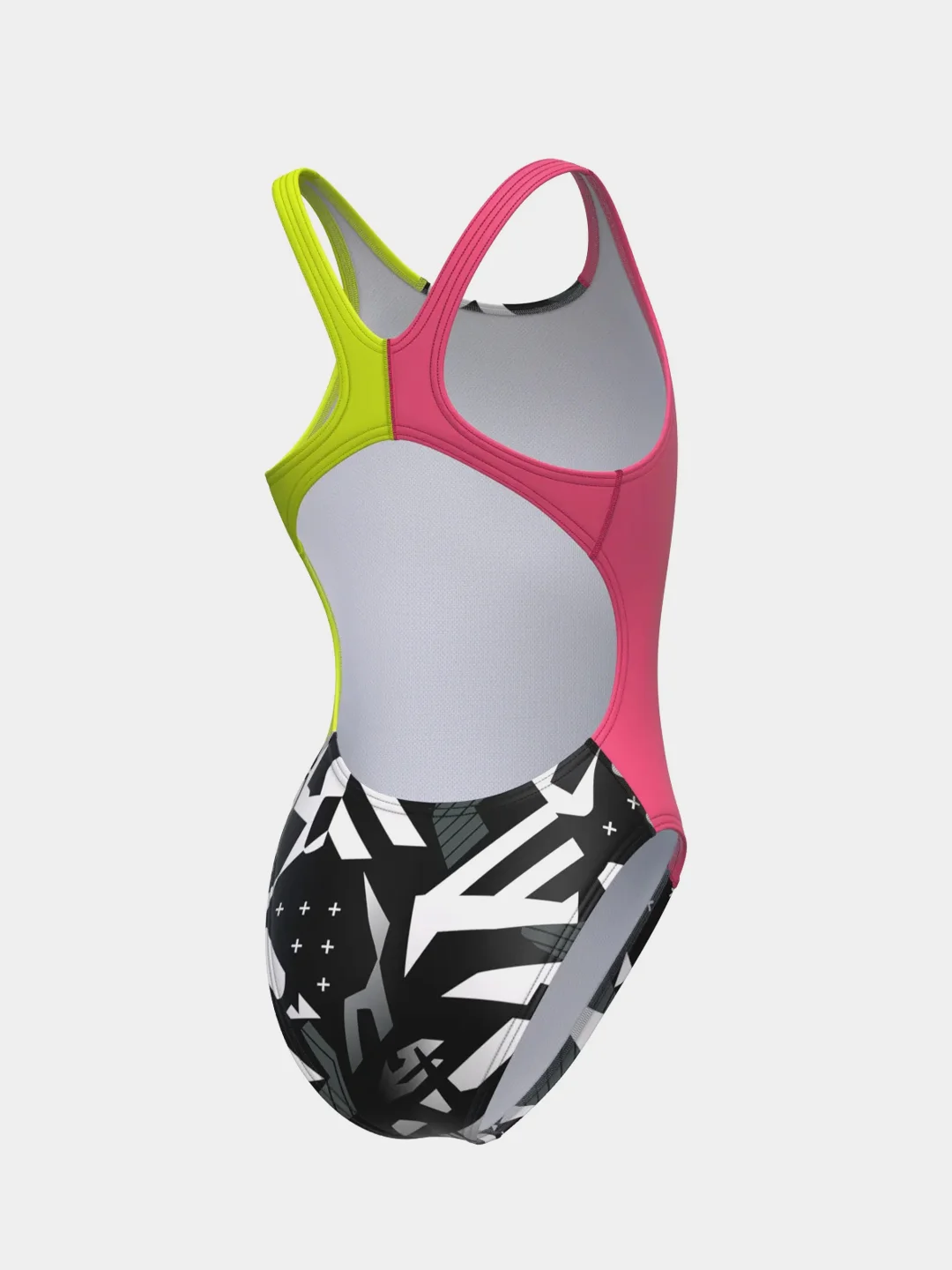 Черный юниорский купальник спортивный антихлор Salut Junior PBT A3 Mad Wave
