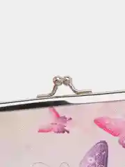 Косметичка женская дорожная, на фермуаре, 17*3*10 сантиметра
