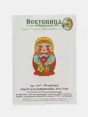 Вышивка крестом "Матрёшка", размер 4*7 см, арт. 2067