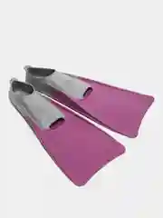 Пурпурный тренировочные ласты с закрытой пяткой Pool Colour Long Mad Wave