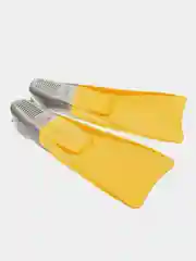 Желтый тренировочные ласты с закрытой пяткой Pool Colour Long Mad Wave