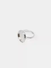 Серебряный основа для заливки кольца из эпоксидной смолы