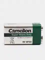 Батарейка крона 6F22 Camelion, 9V