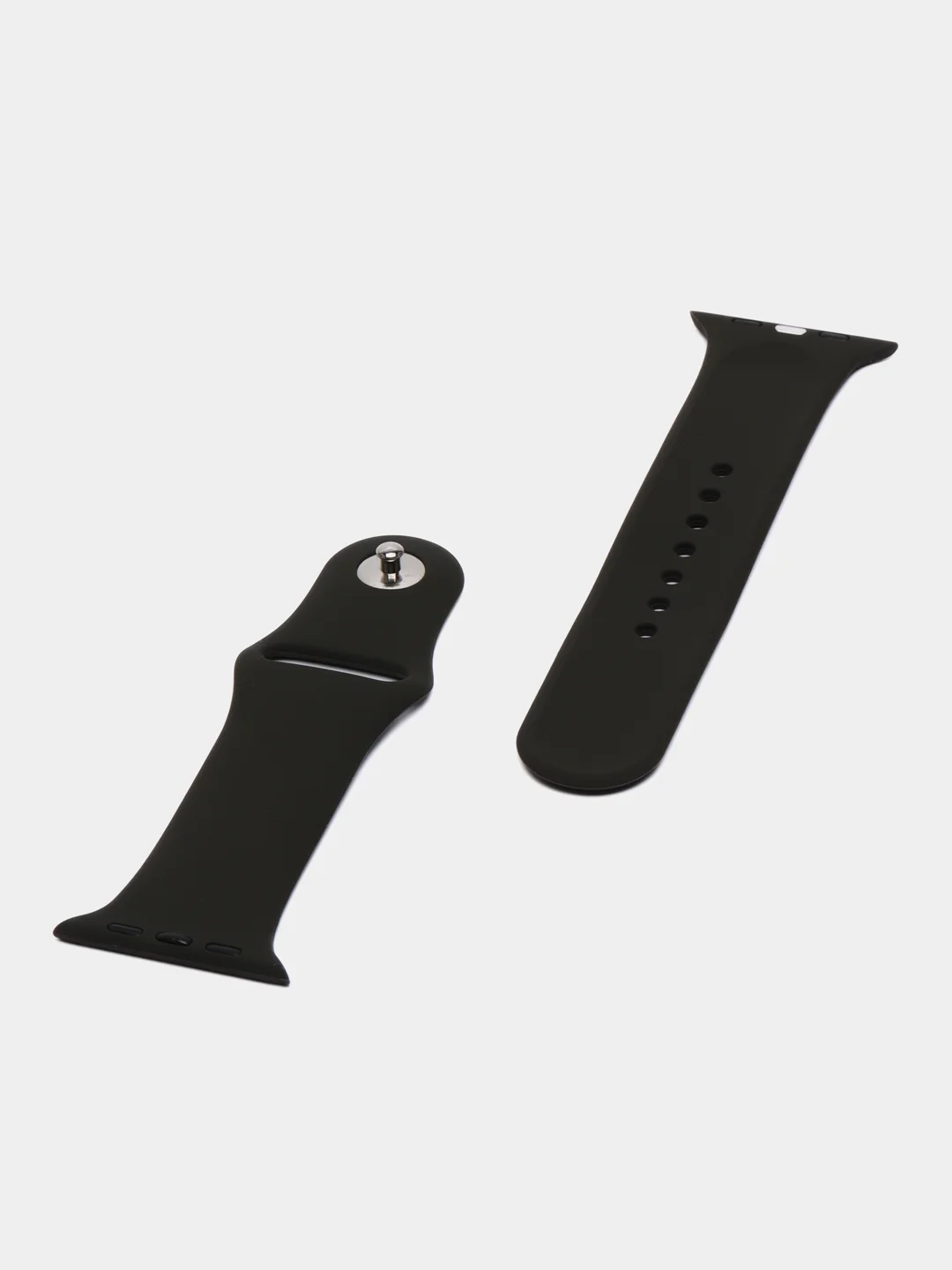Тёмно-серый ремешок для часов Apple Watch X22 Pro, X7, X7 Pro, T200 Plus, M16, HW22, силиконовый