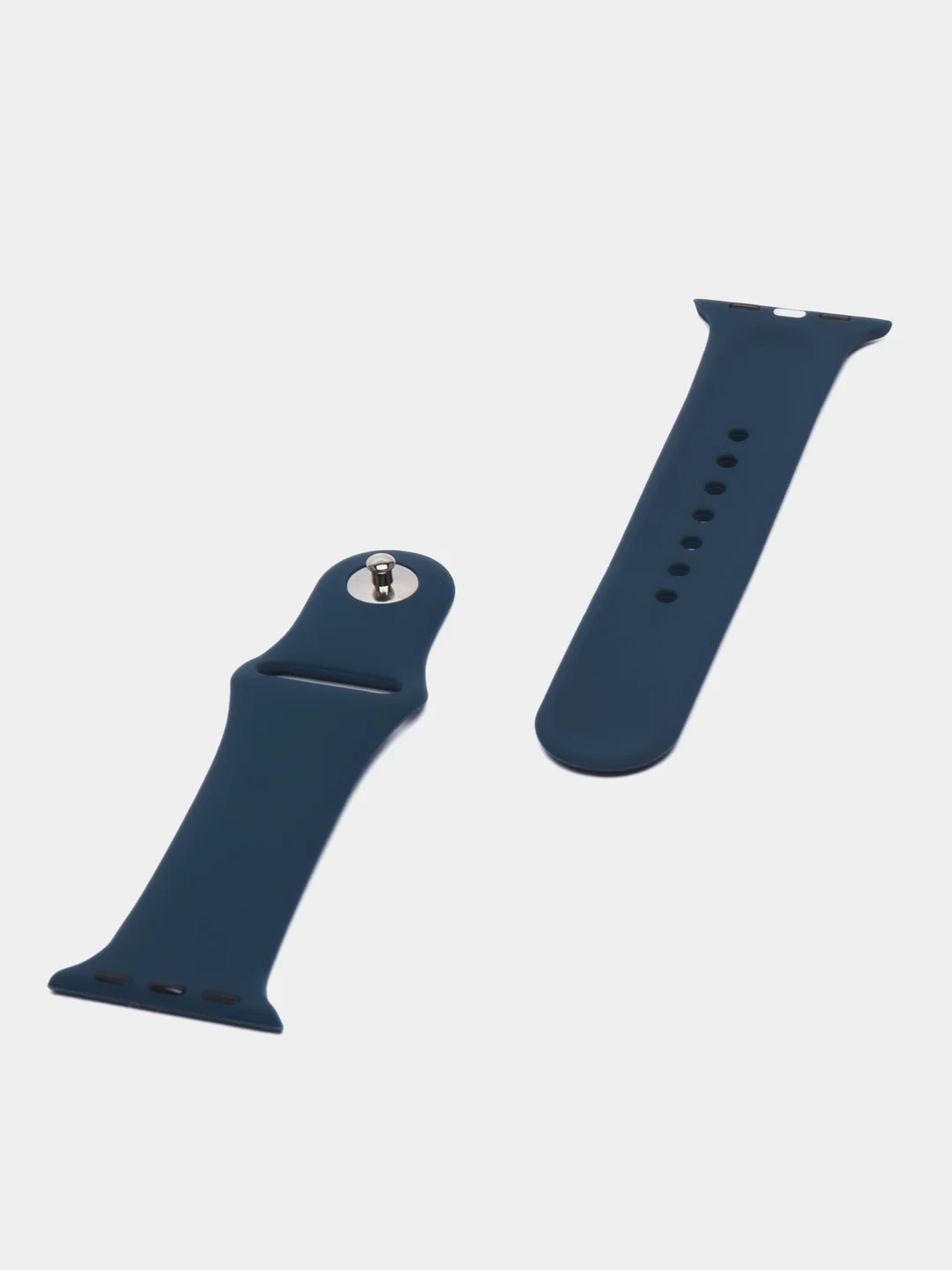 Синий меланж ремешок для часов Apple Watch X22 Pro, X7, X7 Pro, T200 Plus, M16, HW22, силиконовый
