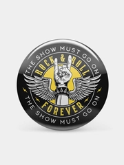 Значок "Rock & Roll forever", 37 мм