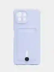 Лавандовый чехол для Xiaomi Mi 11 Lite / Mi 11 Lite 5G NE ( Ми 11 Лайт )с карманом для карт