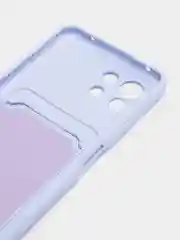 Лавандовый чехол для Xiaomi Mi 11 Lite / Mi 11 Lite 5G NE ( Ми 11 Лайт )с карманом для карт