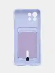 Лавандовый чехол для Xiaomi Mi 11 Lite / Mi 11 Lite 5G NE ( Ми 11 Лайт )с карманом для карт