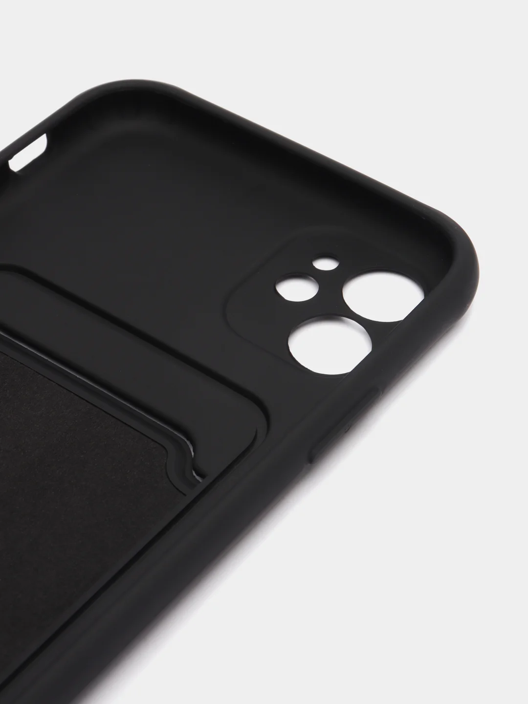 Фуксия силиконовый чехол для Apple iPhone 11 (Айфон 11), чехол на айфон 11 с карманом