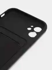 Фуксия силиконовый чехол для Apple  iPhone 11 (Айфон 11), чехол на айфон 11 с карманом