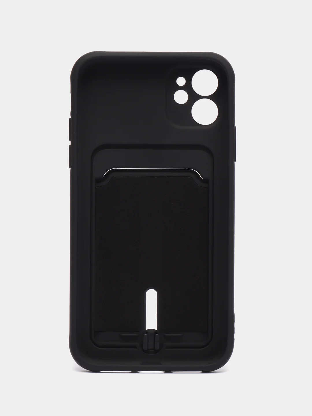 Фуксия силиконовый чехол для Apple iPhone 11 (Айфон 11), чехол на айфон 11 с карманом