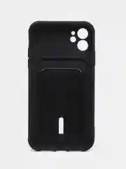 Фуксия силиконовый чехол для Apple  iPhone 11 (Айфон 11), чехол на айфон 11 с карманом